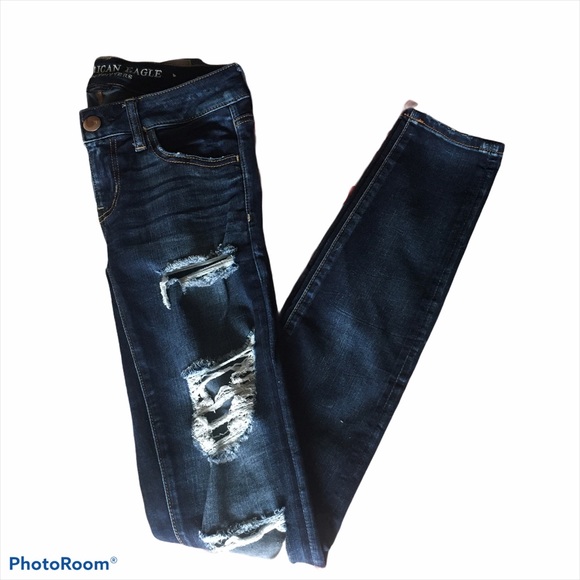 Denim - American Eagle Super Low Rise Jegging size 2 xlong